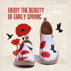 NWT UIN Women’s Comfortable Shoes/Hummingbird & Poppy/US5.5